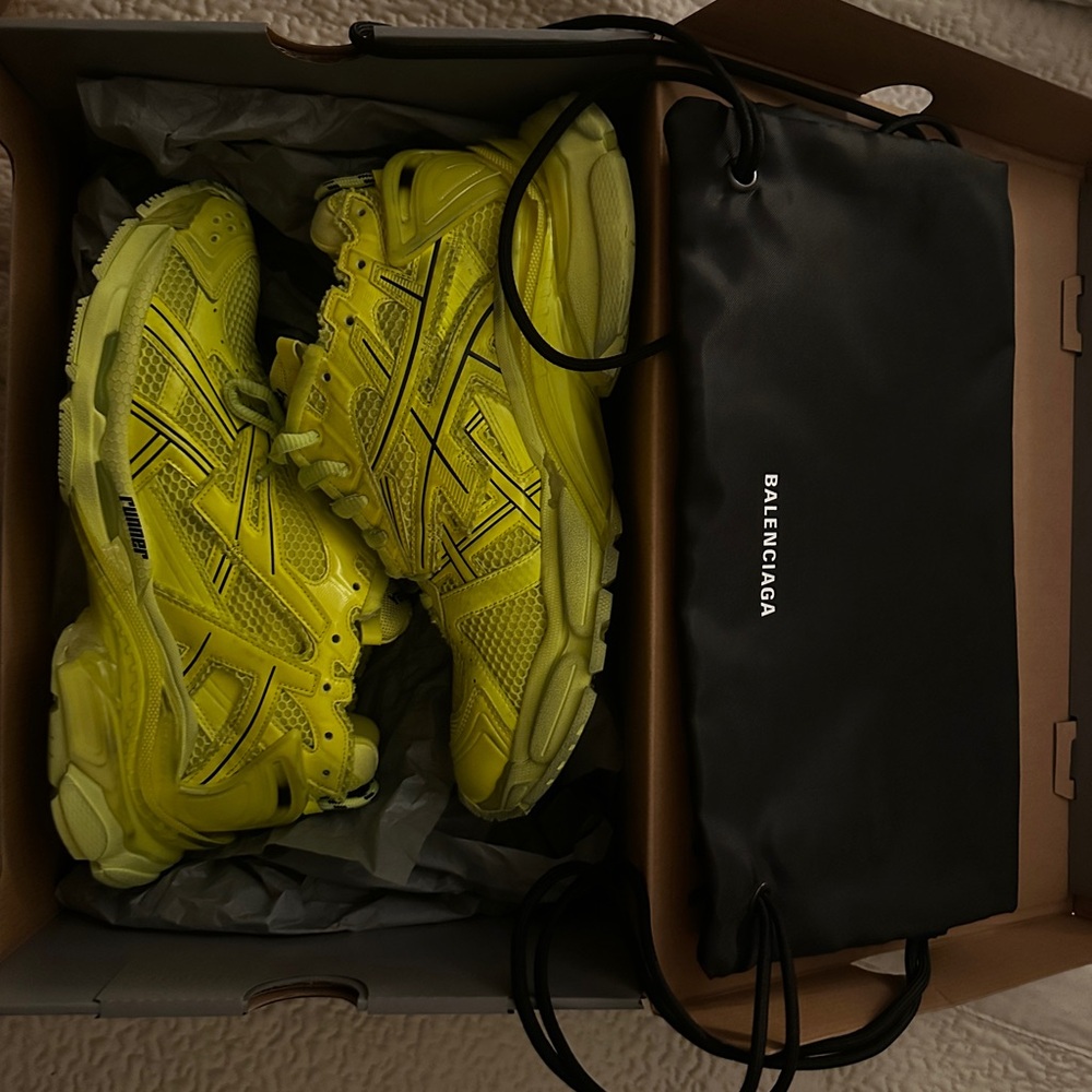 Balenciaga Yellow Sneakers